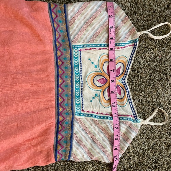 Flying Tomato Pink Embroidered Mini Dress▪Size M - Picture 4 of 8